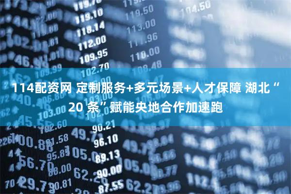 114配资网 定制服务+多元场景+人才保障 湖北“20 条”赋能央地合作加速跑